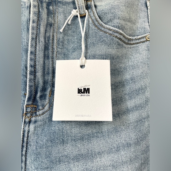 I&M Signature High Rise Straight Fit Jeans Size 9 NWT - Picture 4 of 5